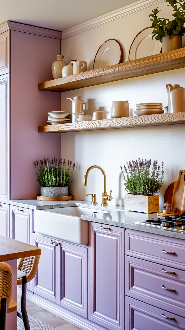 purple kitchen ideas