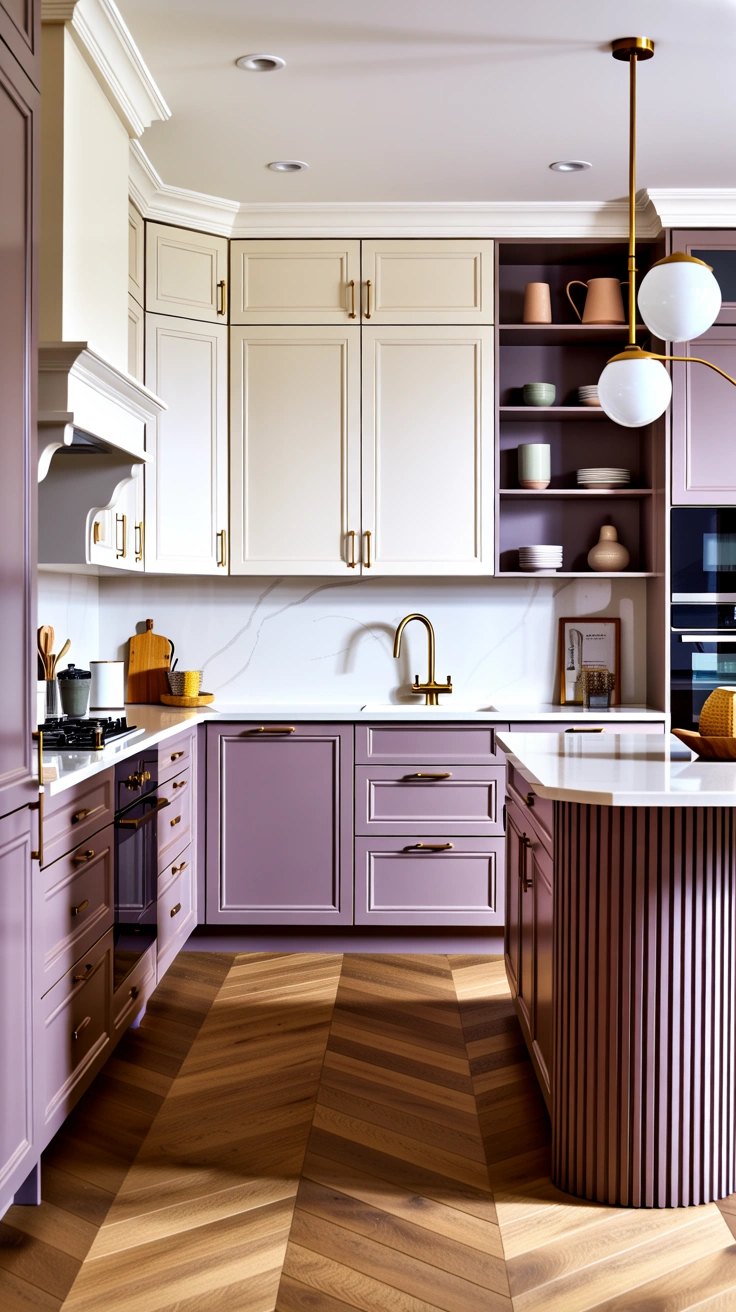 purple kitchen ideas