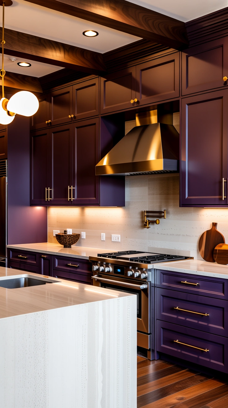 purple kitchen ideas