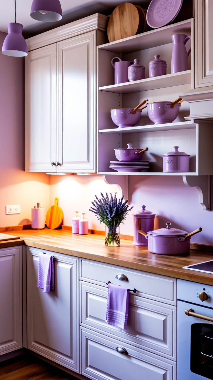 purple kitchen ideas