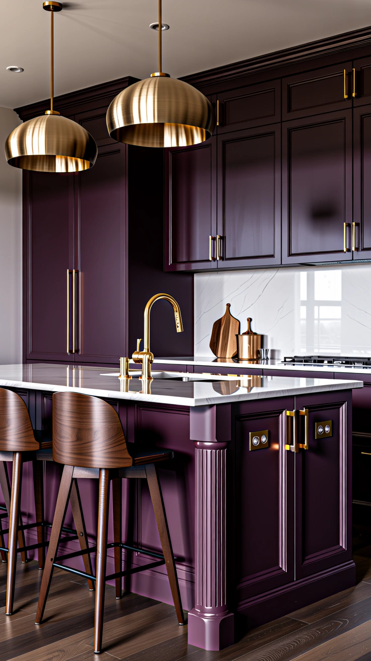 purple kitchen ideas