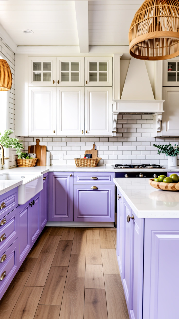 purple kitchen ideas