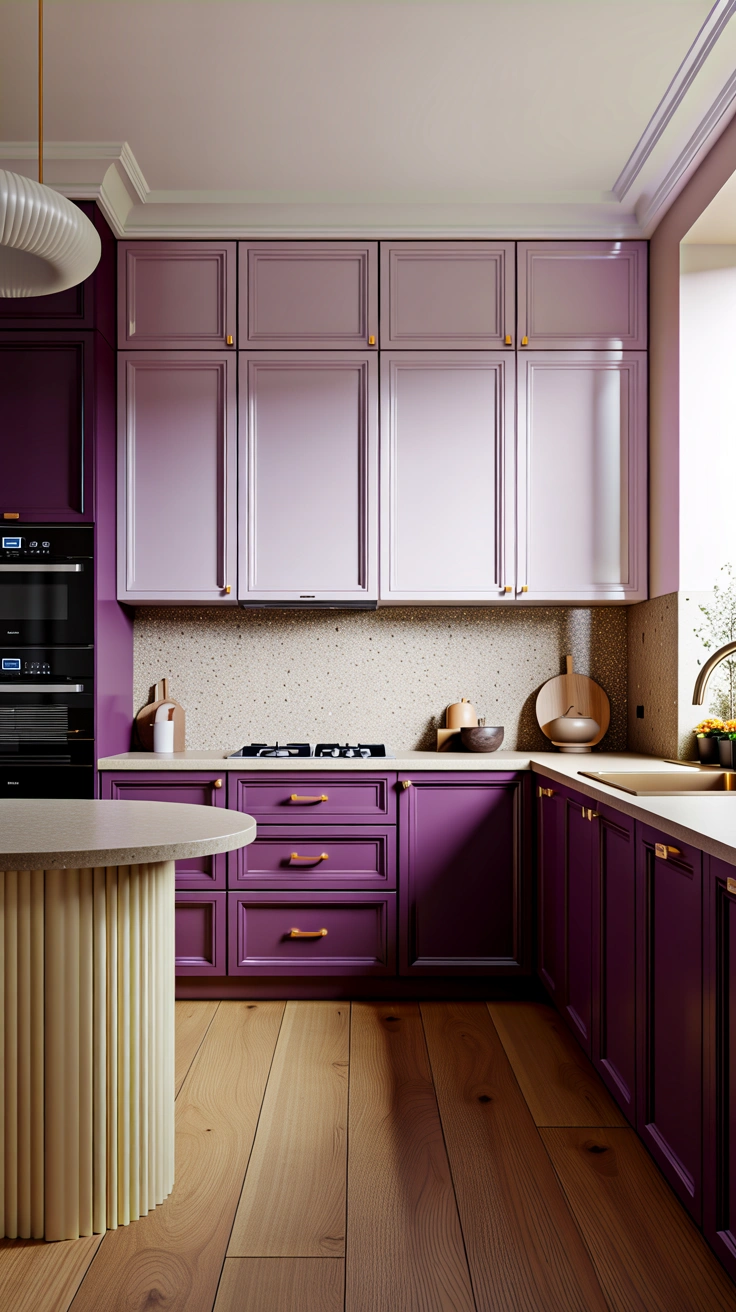 purple kitchen ideas