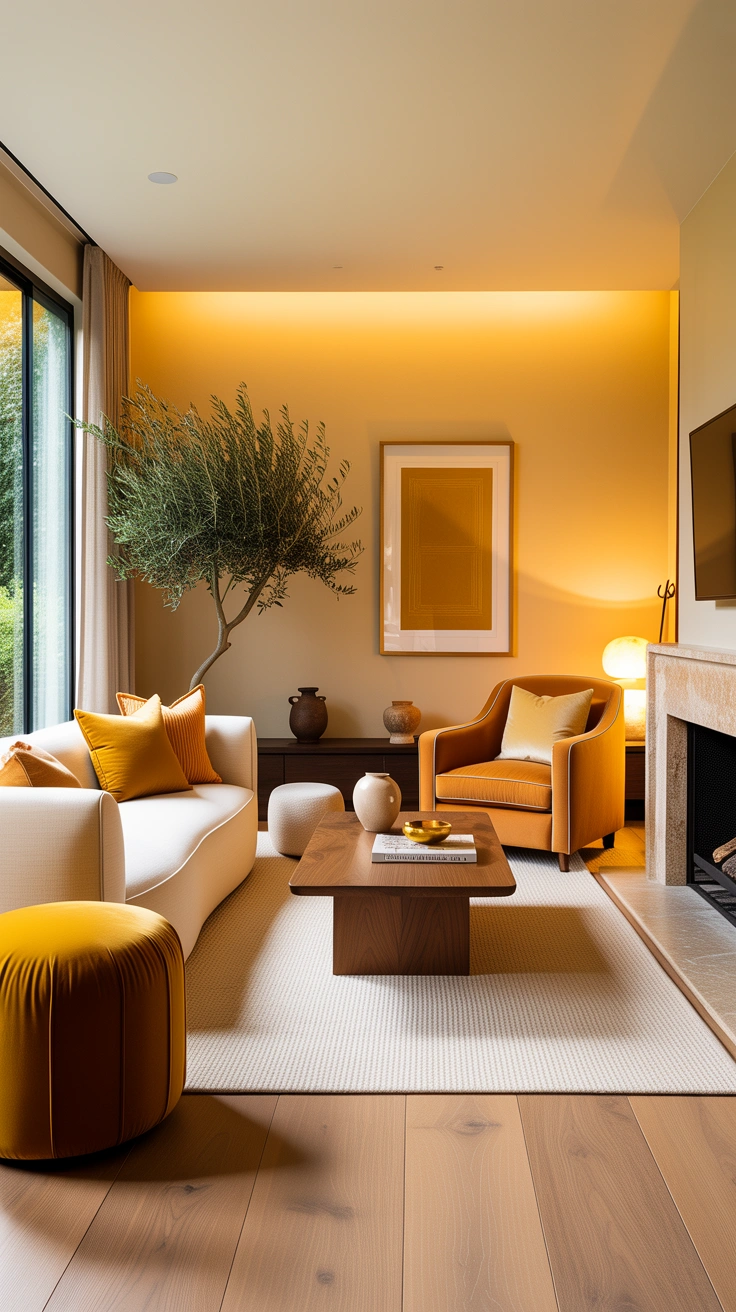 yellow living room ideas 1
