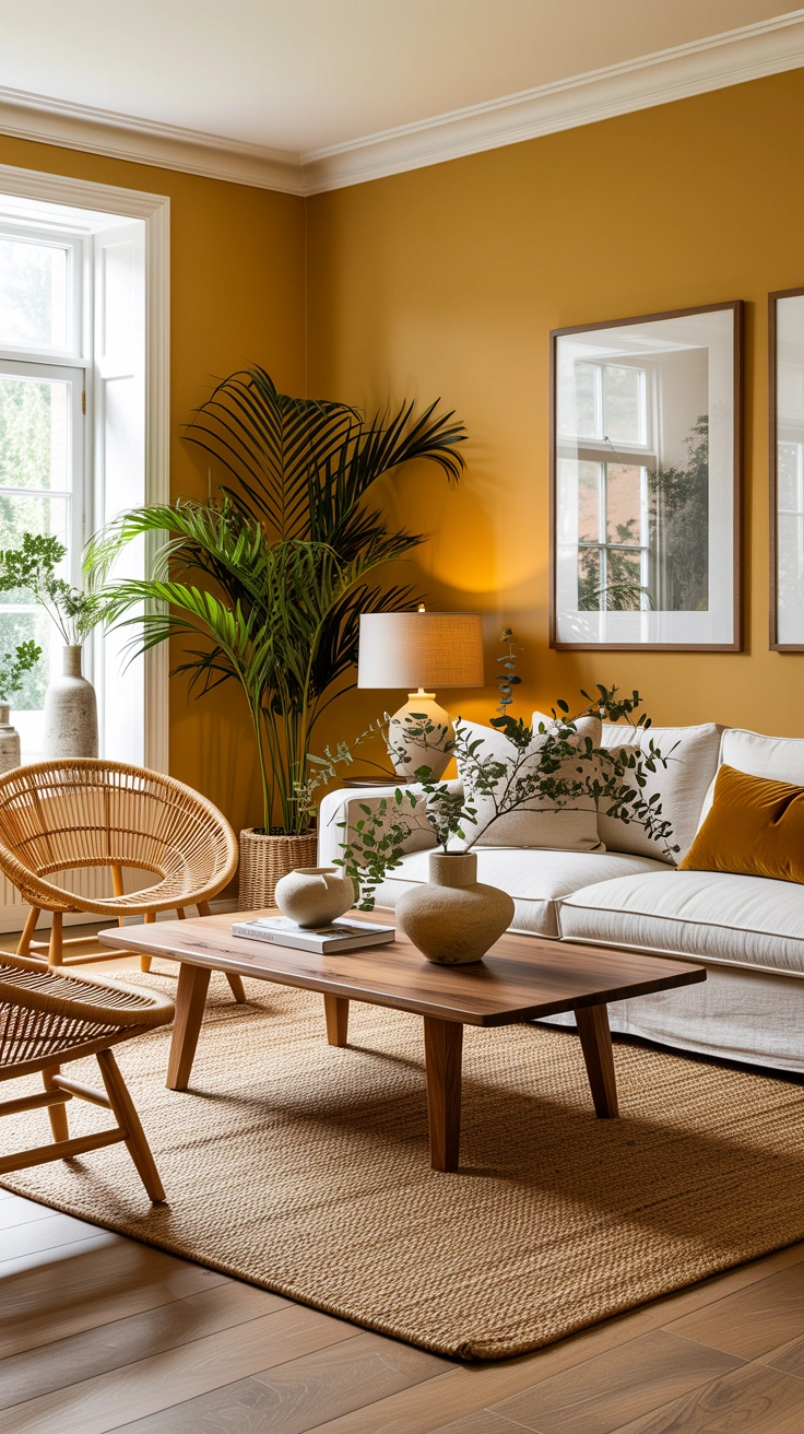yellow living room ideas 11